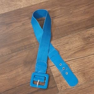 Blue Elastic Belt